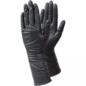 Ejendals Tegera 849 Extra-Long Black Disposable Nitrile Gloves (Case of 10 Boxes)